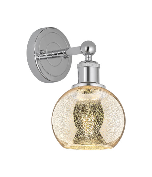 INNOVATIONS 616-1W-PC-G128-6 Athens 1-Light Sconce Polished Chrome