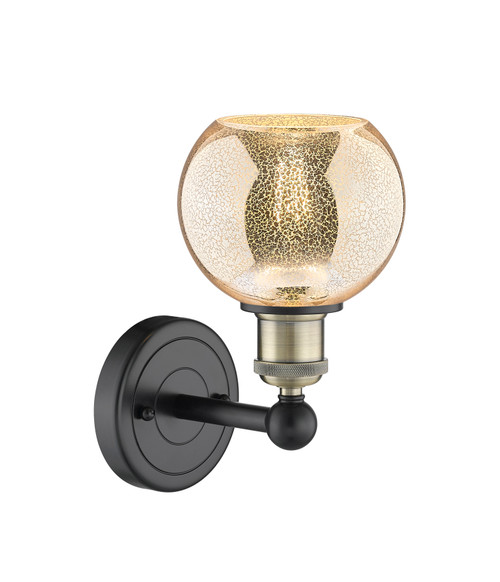 INNOVATIONS 616-1W-BAB-G128-6 Athens 1-Light Sconce Black Antique Brass