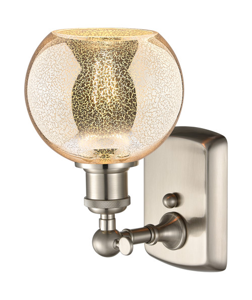 INNOVATIONS 516-1W-SN-G128-6 Athens 1-Light Sconce Brushed Satin Nickel