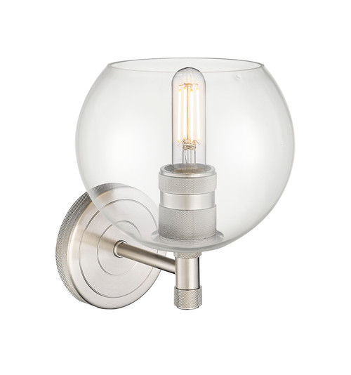 INNOVATIONS 434-1W-SN-G122-6 Crown Point 1-Light Sconce Satin Nickel