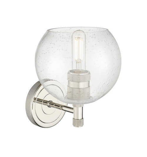 INNOVATIONS 434-1W-PN-G122-6 Crown Point 1-Light Sconce Polished Nickel