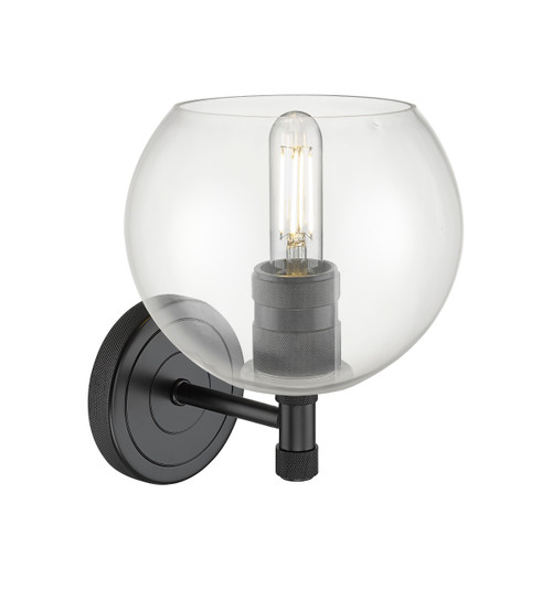 INNOVATIONS 434-1W-BK-G122-6 Crown Point 1-Light Sconce Matte Black