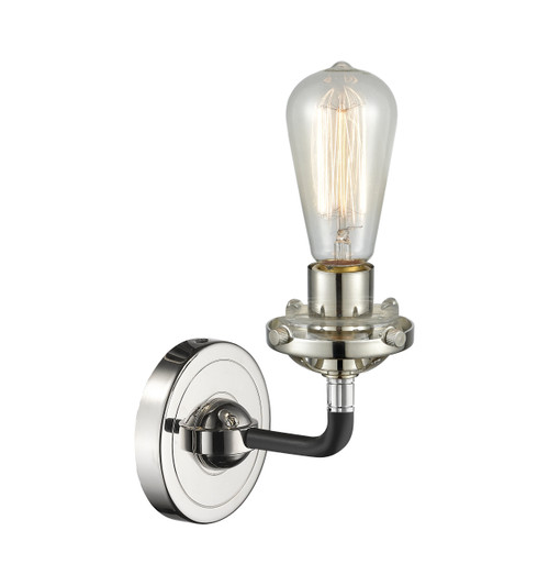 INNOVATIONS 284-1W-BPN Beacon 1-Light Sconce Black Polished Nickel