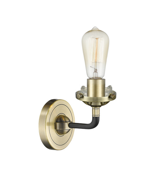 INNOVATIONS 284-1W-BAB Beacon 1-Light Sconce Black Antique Brass