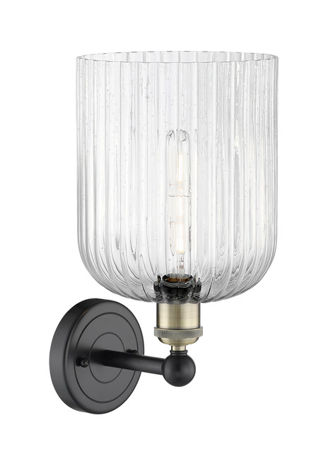 INNOVATIONS 616-1W-BAB-G559-8SDY Bridal Veil 1-Light Sconce Black Antique Brass