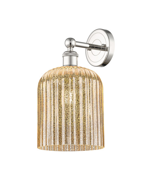 INNOVATIONS 616-1W-PN-G559-8ME Bridal Veil 1-Light Sconce Polished Nickel