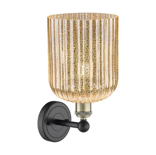 INNOVATIONS 616-1W-BAB-G559-8ME Bridal Veil 1-Light Sconce Black Antique Brass