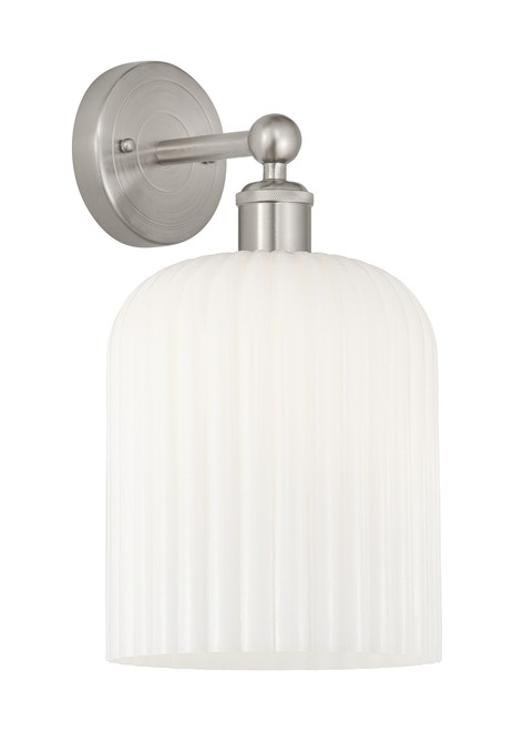 INNOVATIONS 616-1W-SN-G559-8GWH Bridal Veil 1-Light Sconce Brushed Satin Nickel