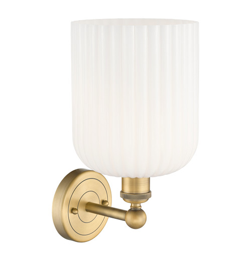 INNOVATIONS 616-1W-BB-G559-8GWH Bridal Veil 1-Light Sconce Brushed Brass