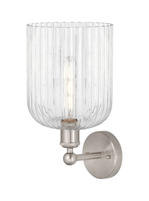 INNOVATIONS 616-1W-SN-G559-8CL Bridal Veil 1-Light Sconce Brushed Satin Nickel