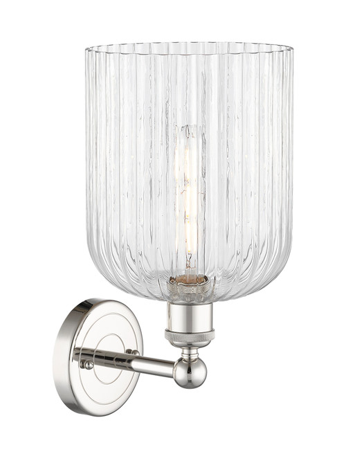INNOVATIONS 616-1W-PN-G559-8CL Bridal Veil 1-Light Sconce Polished Nickel