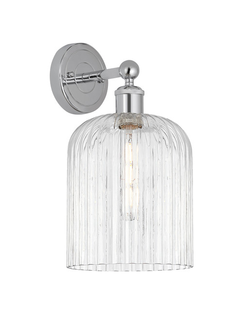 INNOVATIONS 616-1W-PC-G559-8CL Bridal Veil 1-Light Sconce Polished Chrome