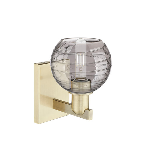 INNOVATIONS 716-1W-AB-G1213-6SM Athens Deco Swirl 1-Light Sconce Antique Brass