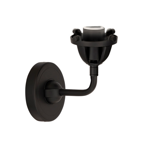 INNOVATIONS 288-1W-BK Nouveau 2 1-Light Sconce Matte Black