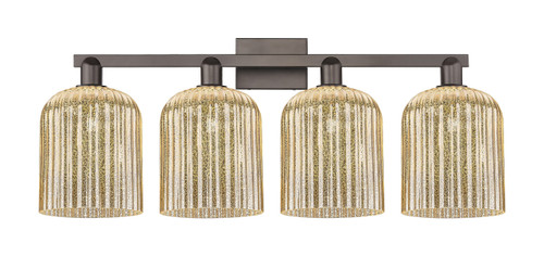 INNOVATIONS 716-4W-OB-G559-8ME Bridal Veil 4-Light Bath Vanity Light Oil Rubbed Bronze