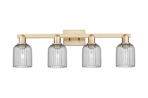 INNOVATIONS 716-4W-CB-G559-5SM Bridal Veil 4-Light Bath Vanity Light Champagne Bronze