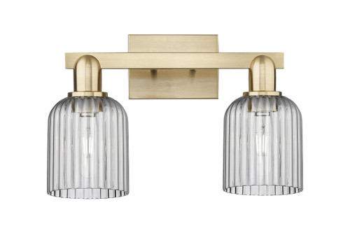 INNOVATIONS 716-2W-CB-G559-5SM Bridal Veil 2-Light Bath Vanity Light Champagne Bronze