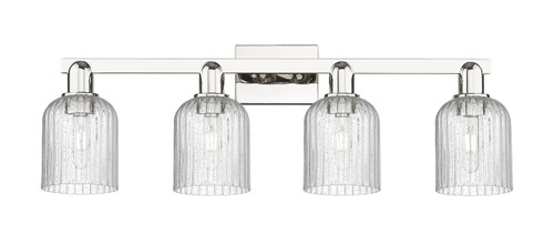 INNOVATIONS 716-4W-PN-G559-5SDY Bridal Veil 4-Light Bath Vanity Light Polished Nickel
