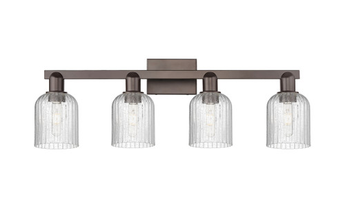 INNOVATIONS 716-4W-OB-G559-5SDY Bridal Veil 4-Light Bath Vanity Light Oil Rubbed Bronze