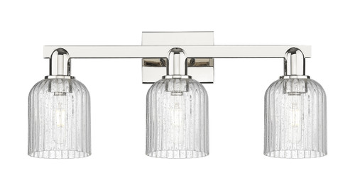 INNOVATIONS 716-3W-PN-G559-5SDY Bridal Veil 3-Light Bath Vanity Light Polished Nickel