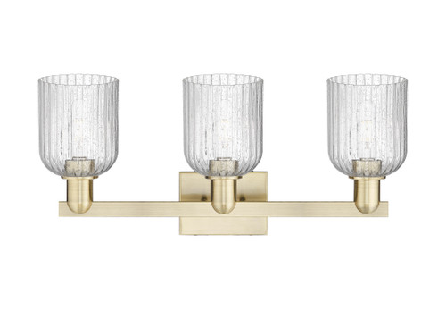 INNOVATIONS 716-3W-AB-G559-5SDY Bridal Veil 3-Light Bath Vanity Light Antique Brass