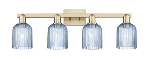 INNOVATIONS 716-4W-CB-G559-5BL Bridal Veil 4-Light Bath Vanity Light Champagne Bronze