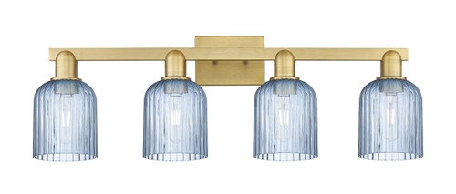 INNOVATIONS 716-4W-BB-G559-5BL Bridal Veil 4-Light Bath Vanity Light Brushed Brass