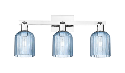 INNOVATIONS 716-3W-PC-G559-5BL Bridal Veil 3-Light Bath Vanity Light Polished Chrome
