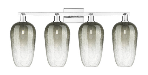 INNOVATIONS 716-4W-PC-G484-7SL Brookhaven Flute 4-Light Bath Vanity Light Polished Chrome