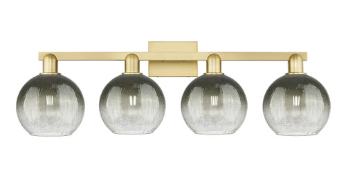 INNOVATIONS 716-4W-SG-G483-8SL Brookhaven Globe 4-Light Bath Vanity Light Satin Gold