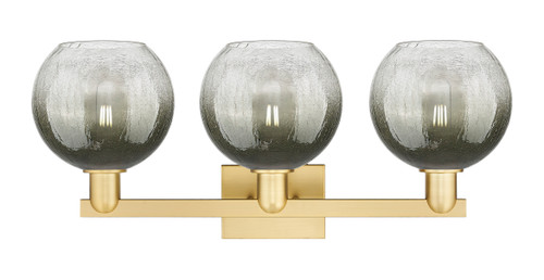 INNOVATIONS 716-3W-SG-G483-8SL Brookhaven Globe 3-Light Bath Vanity Light Satin Gold