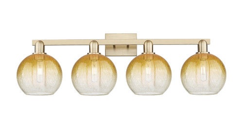 INNOVATIONS 716-4W-CB-G483-8AM Brookhaven Globe 4-Light Bath Vanity Light Champagne Bronze