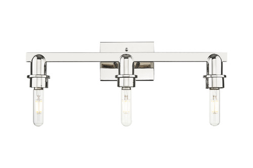 INNOVATIONS 716-3W-PN-G483-8AM Brookhaven Globe 3-Light Bath Vanity Light Polished Nickel