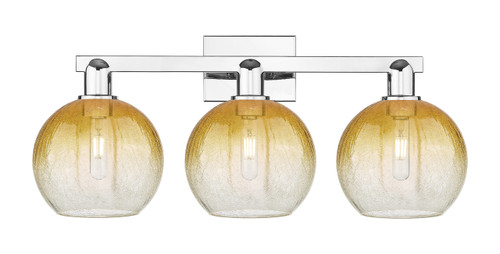 INNOVATIONS 716-3W-PC-G483-8AM Brookhaven Globe 3-Light Bath Vanity Light Polished Chrome