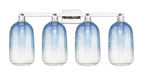 INNOVATIONS 716-4W-PN-G482-7SB Brookhaven Cloche 4-Light Bath Vanity Light Polished Nickel