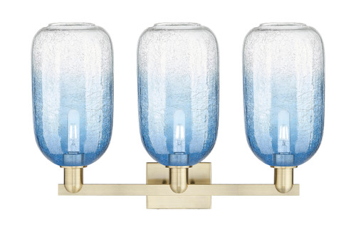 INNOVATIONS 716-3W-AB-G482-7SB Brookhaven Cloche 3-Light Bath Vanity Light Antique Brass
