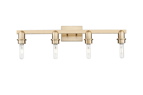 INNOVATIONS 716-4W-CB-G482-7AM Brookhaven Cloche 4-Light Bath Vanity Light Champagne Bronze