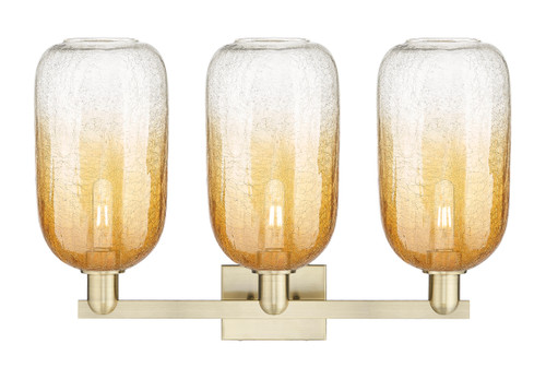 INNOVATIONS 716-3W-AB-G482-7AM Brookhaven Cloche 3-Light Bath Vanity Light Antique Brass