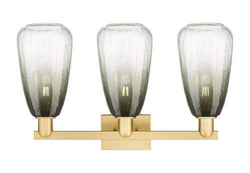INNOVATIONS 716-3W-SG-G480-6SL Brookhaven Almond 3-Light Bath Vanity Light Satin Gold