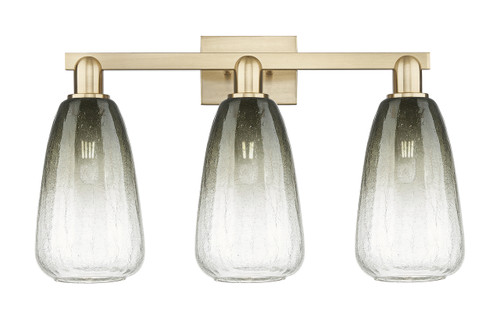 INNOVATIONS 716-3W-CB-G480-6SL Brookhaven Almond 3-Light Bath Vanity Light Champagne Bronze