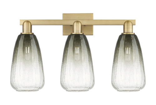 INNOVATIONS 716-3W-BB-G480-6SL Brookhaven Almond 3-Light Bath Vanity Light Brushed Brass