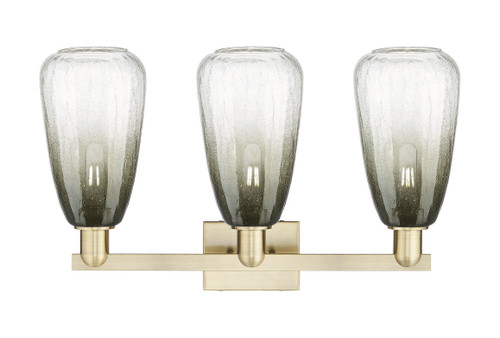 INNOVATIONS 716-3W-AB-G480-6SL Brookhaven Almond 3-Light Bath Vanity Light Antique Brass