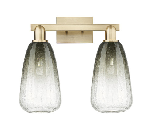 INNOVATIONS 716-2W-CB-G480-6SL Brookhaven Almond 2-Light Bath Vanity Light Champagne Bronze