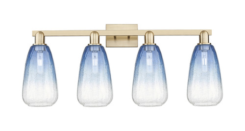 INNOVATIONS 716-4W-CB-G480-6SB Brookhaven Almond 4-Light Bath Vanity Light Champagne Bronze