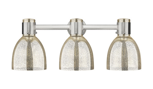 INNOVATIONS 464-3W-SN-G464D-7ME Lawton Bell 3-Light Bath Vanity Light Satin Nickel
