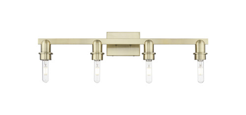 INNOVATIONS 716-4W-AB-G460-7ME Preston 4-Light Bath Vanity Light Antique Brass