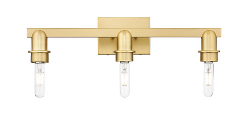 INNOVATIONS 716-3W-SG-G460-7ME Preston 3-Light Bath Vanity Light Satin Gold