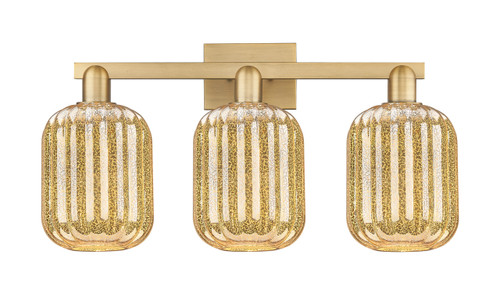 INNOVATIONS 716-3W-BB-G460-7ME Preston 3-Light Bath Vanity Light Brushed Brass