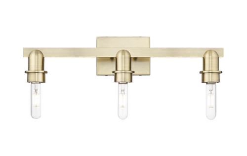 INNOVATIONS 716-3W-AB-G460-7ME Preston 3-Light Bath Vanity Light Antique Brass