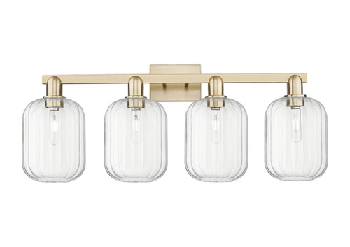 INNOVATIONS 716-4W-CB-G460-7CL Preston 4-Light Bath Vanity Light Champagne Bronze